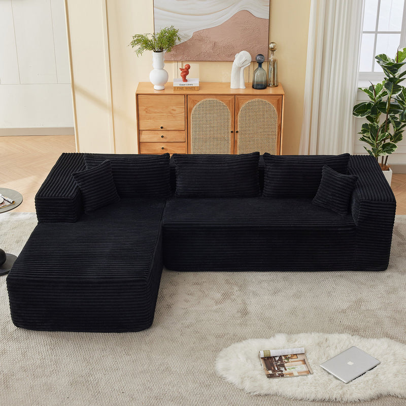 Modular Sofa With Square Legs