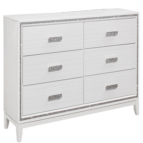 Almera - 5 Piece Bedroom Set With LED Lighting And Glitter Details