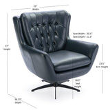 Calvin - Tufted Swivel Chair