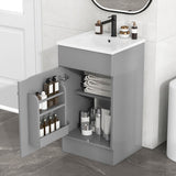 Bathroom Vanity With Sink, Cabinet With Adjustable Shelf