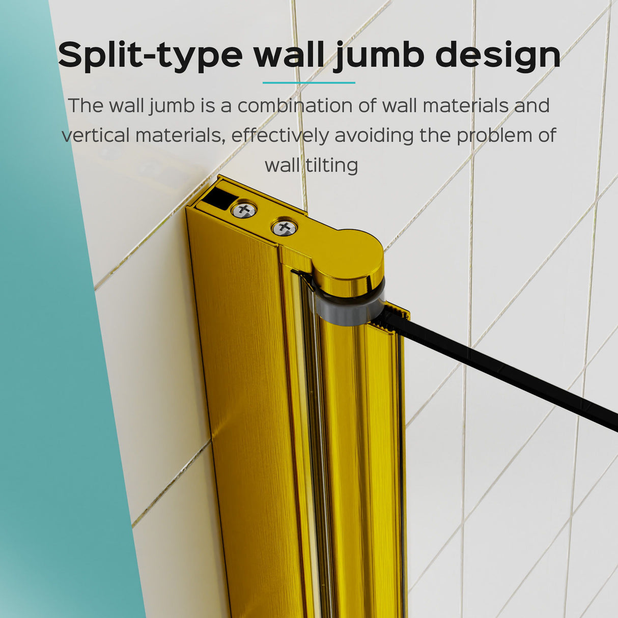 Frameless Shower Doors For Bathtub, 1 / 4" Tempered Glass