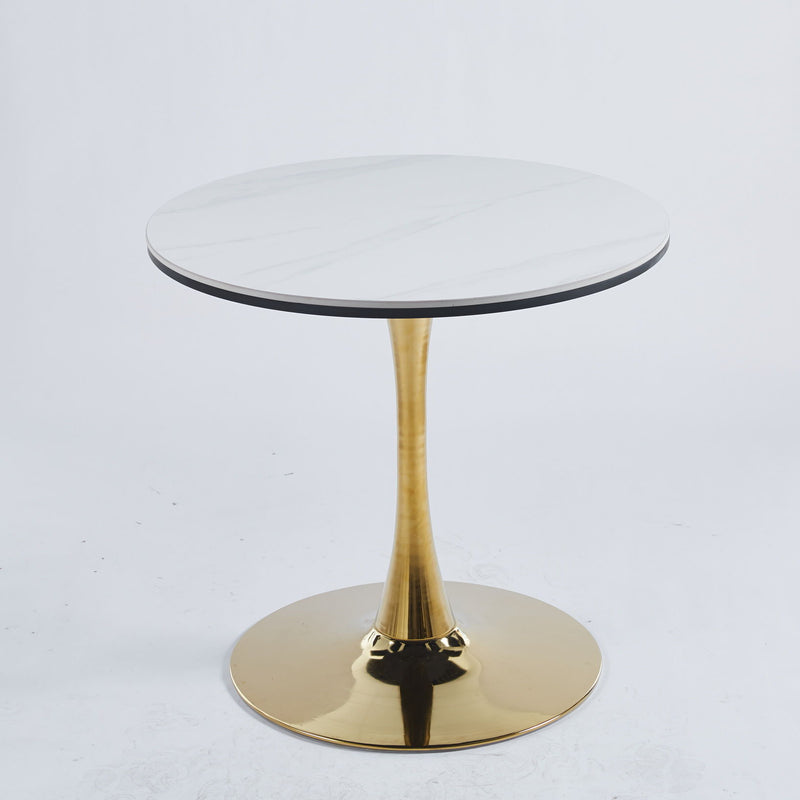 Tulip Table Mid-Century Dining Table With Round Table Top, Pedestal Dining Table, End Table Leisure Coffee Table