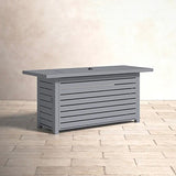 Steel Propane / Natural Gas Outdoor Fire Pit Table With Lid