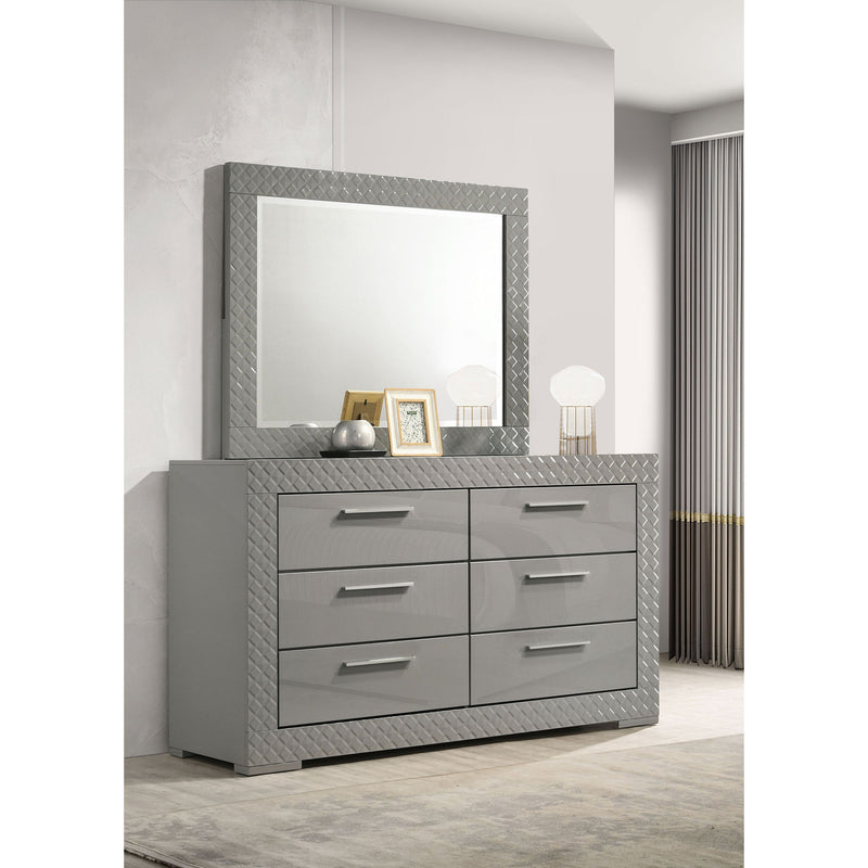 Pierce - 6 Drawer Dresser And Mirror