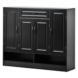 Sleek And Modern Shoe Cabinet With Adjustable Shelves, Space Saving Design