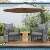 Modern Curved Aluminum Lounge Chair With Stylish Rope Weave Design And Cushioned Comfort For Outdoor