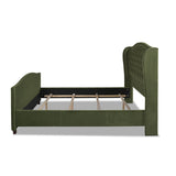 Marcella - Upholstered Shelter Headboard Bed Set