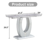 Modern Minimalist Rectangular Counter Bar Table
