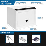 Diamond Touchscreen Biometric Keypad Security Safe
