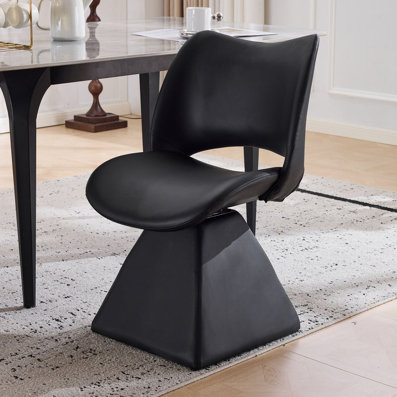 Modern Swivel Dining Chair With High Back