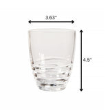 Leading Ware Swirl Acrylic Drinking Glasses (Set of 4)