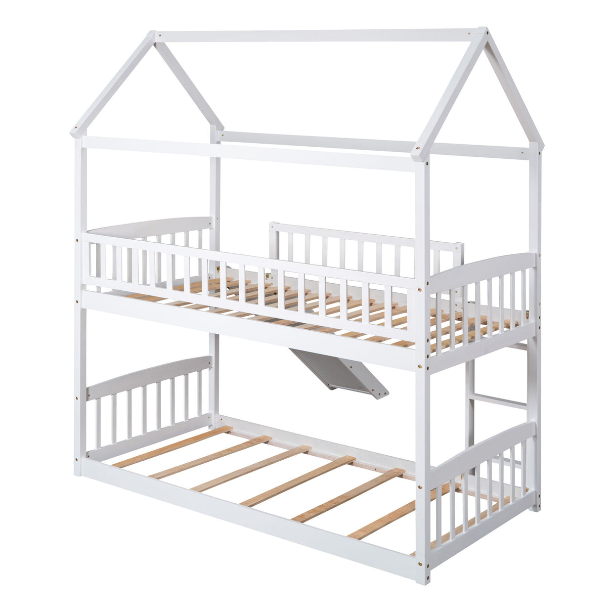 Bunk Bed With Slide, House Bed With Slide