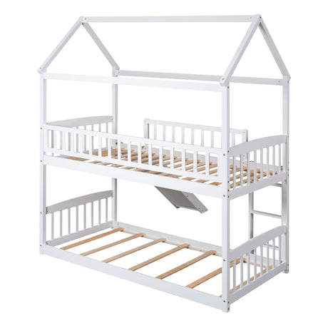 Bunk Bed With Slide, House Bed With Slide