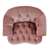La Rosa - Victorian Tufted Upholstered Accent Chair