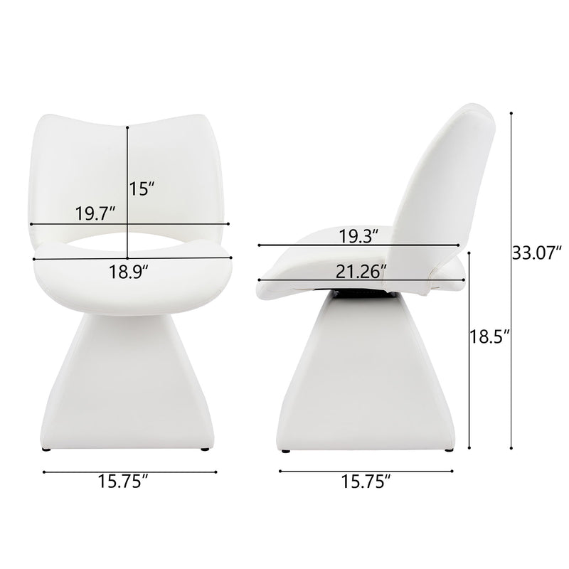 Modern Swivel Dining Chair With High Back