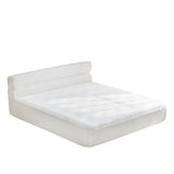 Queen Mattress & Bed Frame With Cool , Innovative All In One, Pressure Relief, Motion Isolation - White