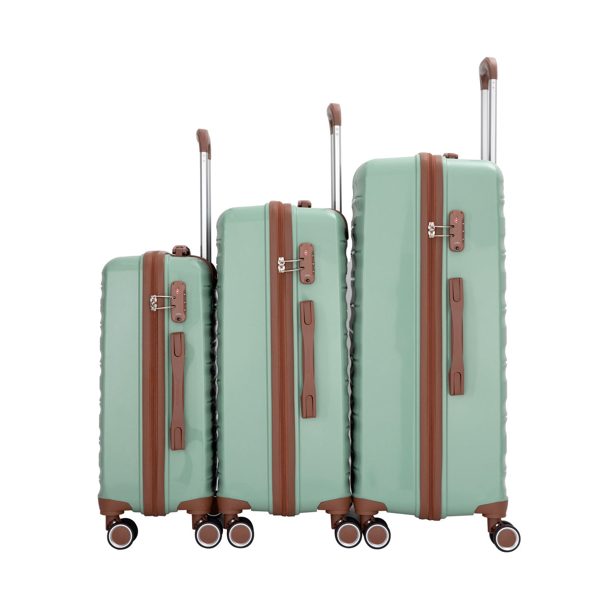 5 Piece Set Hardshell Carry On Luggage Set With Tsa Lock