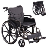 Heavy-Duty Manual Wheelchair For Adults With Double X Force Support