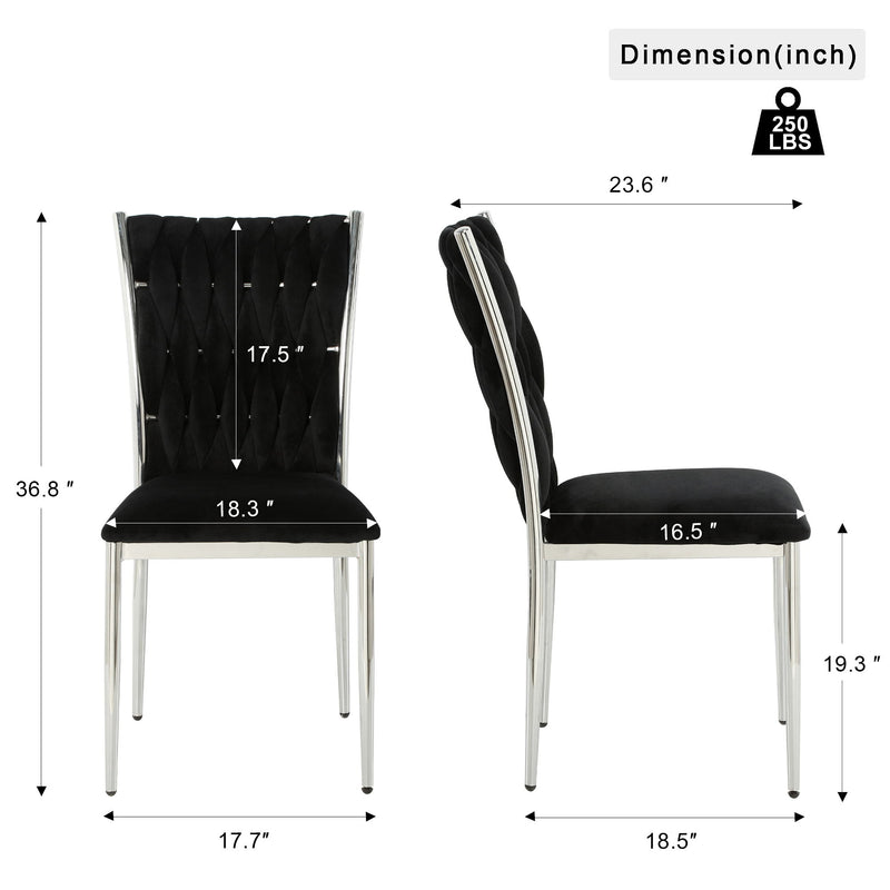 Modern Dining Chair Set For Dining Room