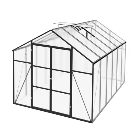 Gain Height Windproof Greenhouse All Season Outdoor Garden Shelter