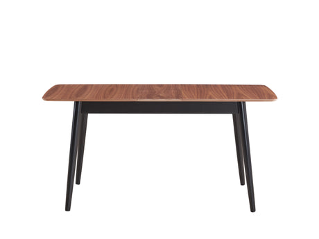 Lanae - Dining Table (Extension Bufferfly Leaf) - Natural / Black