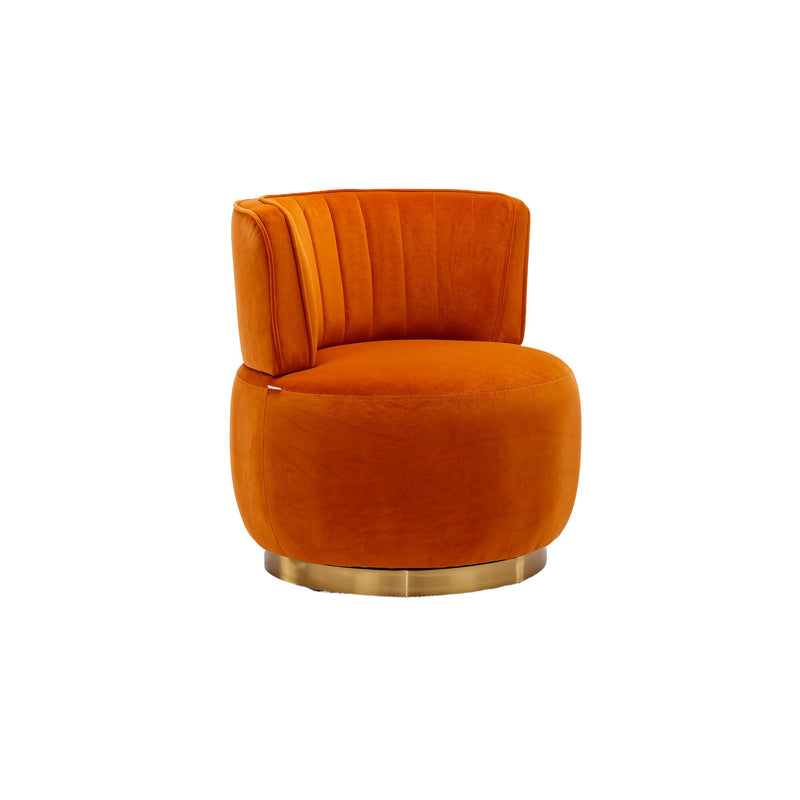 360 Degree Swivel Cuddle Barrel Accent Sofa Chair