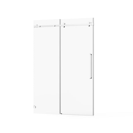 Frameless Tub Sliding Shower Door With Easy Clean Coating