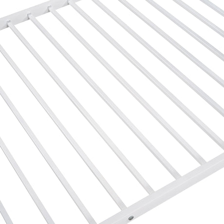 Twin Over Twin Bunk Bed - White