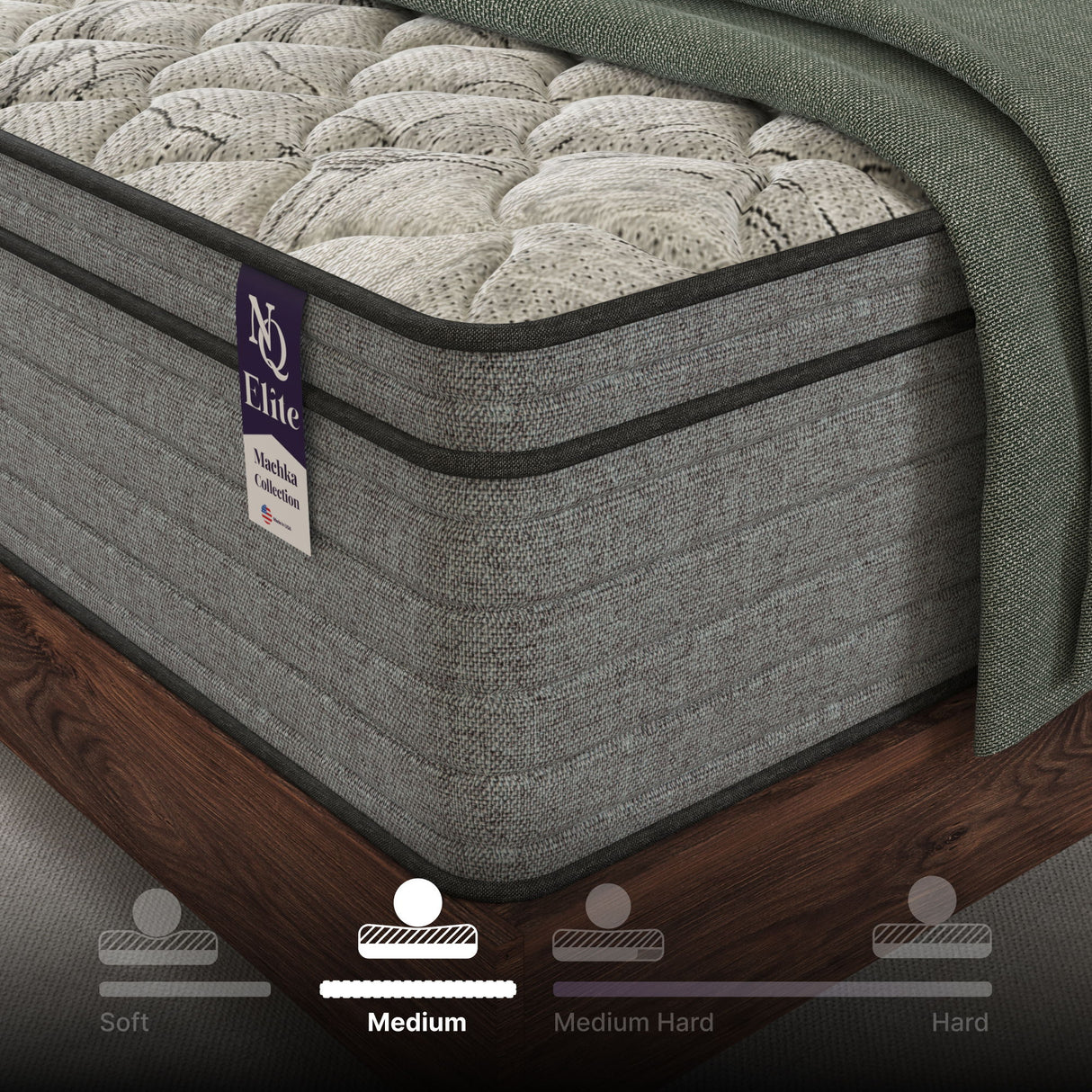 Elite Series Machka - 10" Cooling Gel Memory Foam Hybrid Mattress