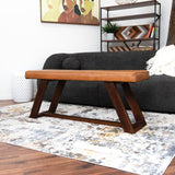 Marley - Genuine Leather Bench