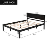 Platform Bed Frame With Headboard