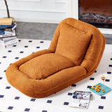 Contemporary Folding Sofa Chair With 5 Adjustable Positions For Gaming, Meditation, And Relaxation