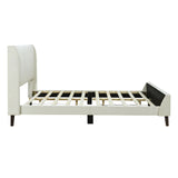 Upholstered Platform Bed Velvet