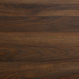 Contemporary Glass Shelf Buffet - Dark Walnut