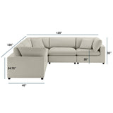 Cassandra - Modular 5 Piece Sectional