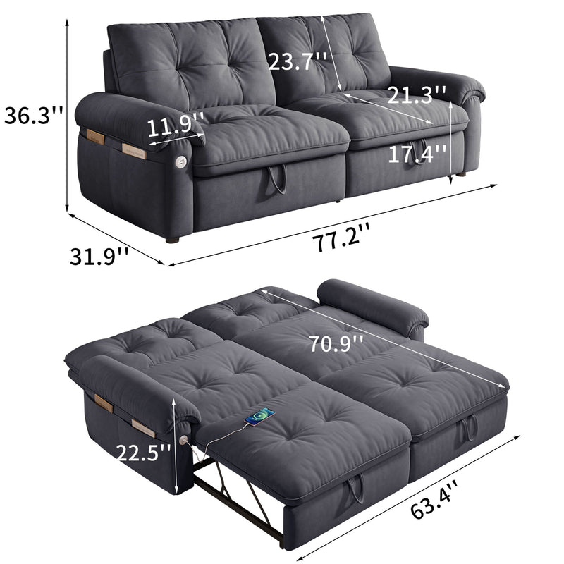 Convertible Cloud Like Sofa Bed