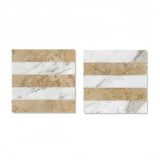 Elegant Waterjet Polished Marble Tile For Floor And Wall