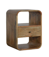 London - Nightstand - Beige Brown