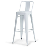 Rayne - Curved Back Metal Stool (Set of 2)