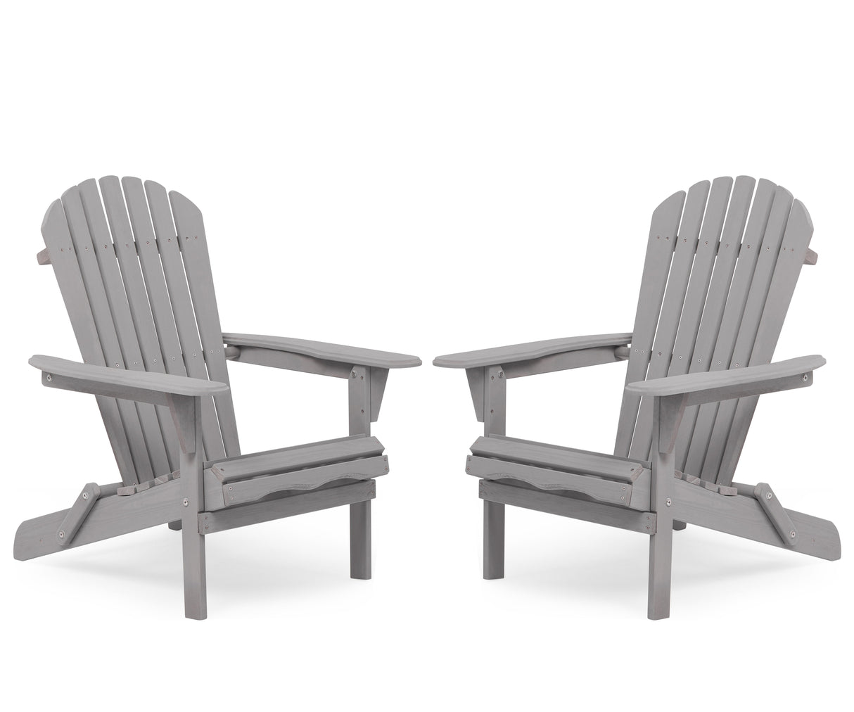 Lounge Patio Chair For Garden Outdoor Wooden Folding Adirondack Chair (Set of 2) Solid Cedar Wood Lounge Patio Chair For Garden