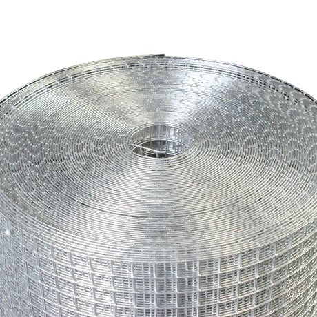 Galvanized Hardware Cloth, Chicken Wire Fence Roll For Garden And Animal Enclosures - Silver