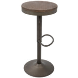 Dakota - Industrial Design Adjustable Barstool (Set of 2)