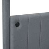 Canopy Platform Bed With USB And Type-C Ports