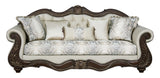 Pierce - 5 Pieces Living Room Set - Beige / Cherry