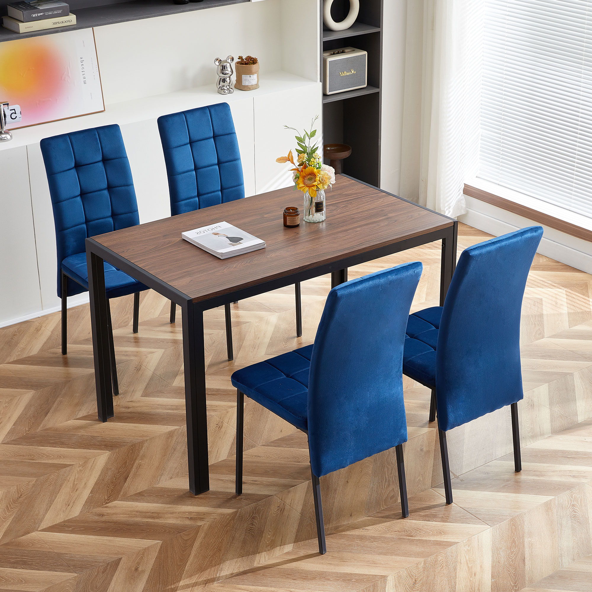 High Back Nordic Dining Chair - Thumbnail 2