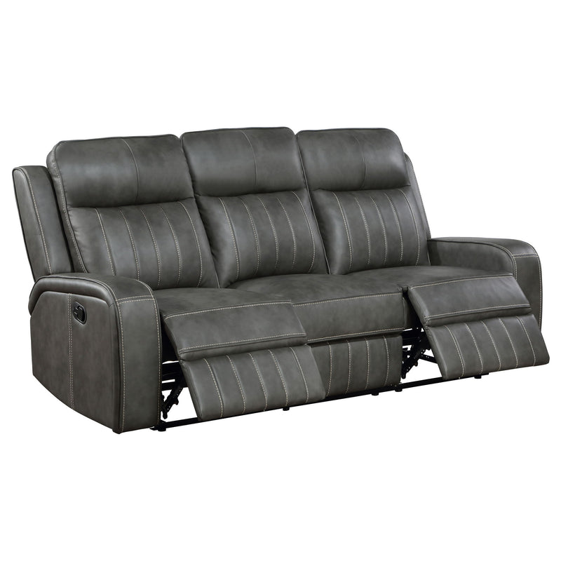 Mckinley - 3 Piece Reclining Sofa Set - Gray