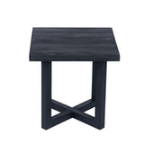 Ella - Square Side Table With Cross Stretcher Base