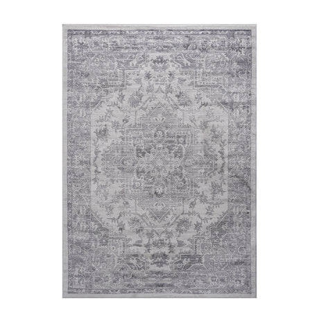Marfi - 8' X 10' Oriental Area Rug - Silver