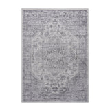 Marfi - 6' X 9' Oriental Area Rug - Silver