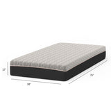 Copper Lux Hybrid - 12" Mattress With Copper Infused Contouring Memory Comfort Layer And Supportive Coil System
